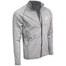 2P THERMO ZIPTOP L/S XLg Grey