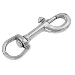 Cressi SS Bolt Snap w/swiv 87mm
