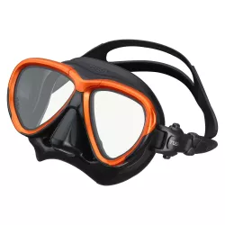 INTEGA MASK - ENERGY ORANGE, BLACK SILICONE