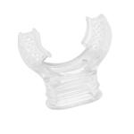 OCEANPRO MOUTHPIECE SILICONE SNORKEL CLEAR