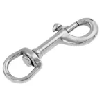 Cressi SS Bolt Snap w/swiv 87mm