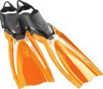 Tusa HYFLEX SWITCH PRO FIN - LARGE TRANSPARENT/ENERGY ORANGE