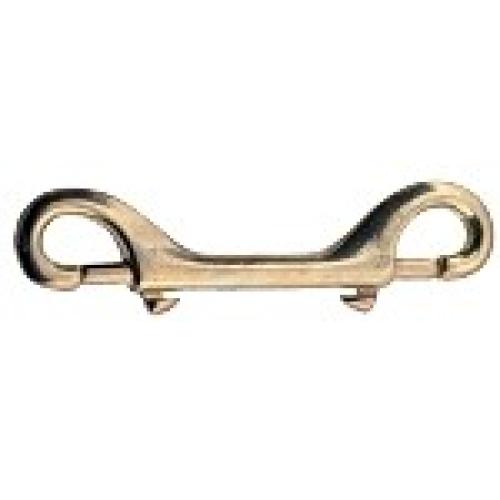 DOUBLE BOLT CLIP - MEDIUM - BRASS