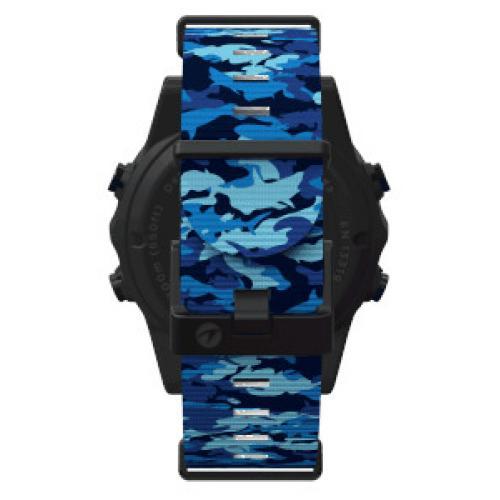 SINGLE COLOUR TERIC STRAPS Blue Camo