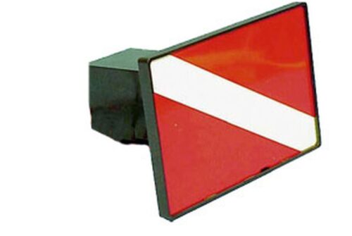 DIVE FLAG - LARGE TRAILER HITCH COVER