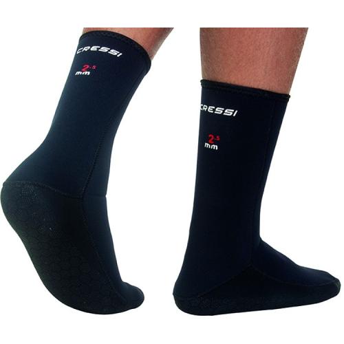 ANTI-SLIP SOCKS 2.5MM - BLACK [4/L]