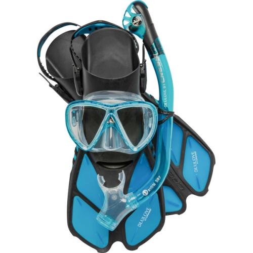BONETE PRO DRY SET - TRANSL. AQUA [L/XL]