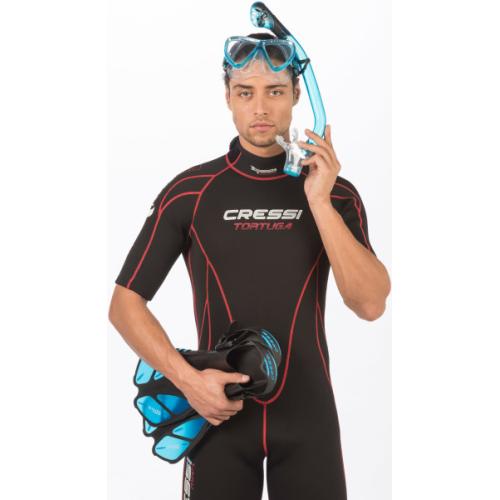 BONETE PRO DRY SET - TRANSL. AQUA [L/XL]