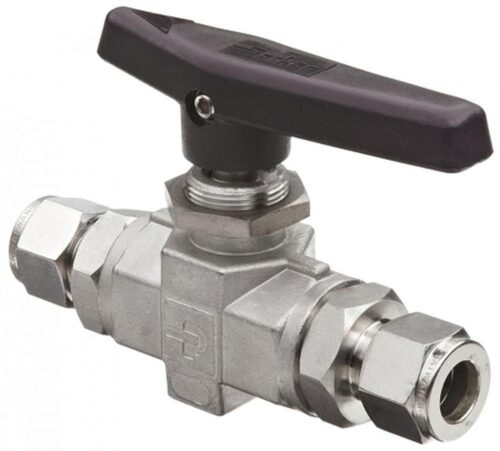 1/4 TURN ON/OFF BALL VALVE - 1/4'' NPT FEMALE TO MALE - STAINLESS