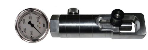 DIN PNEUMATIC CHECKER WITH HEAVY DUTY BLEEDER