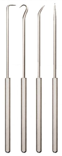 SET OF 4 ORING PICKS - HEAVY DUTY STEEL
