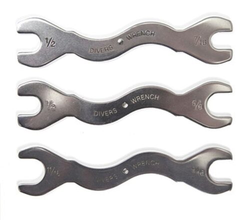 3 PIECE DIVERS WRENCH SET