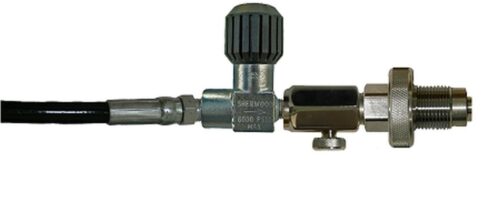 FILL WHIP - DIN VALVE FILL WHIP WITH BLEED