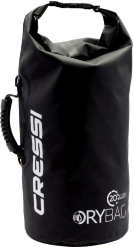 DRY BAG - BLACK/SILVER ACCENT - 20L