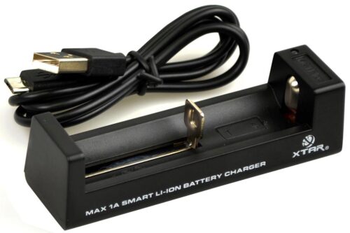 XTAR Mini Charger for 18650 Battery (Connects to any USB wall Cha
