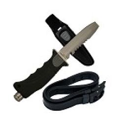 FULL SIZE KNIFE - 4'' BLUNT TIP STAINLESS STEEL BLADE - QUICK REL