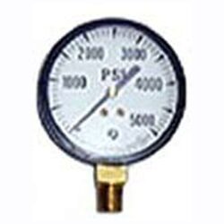 0-5000 PSI NON LIQUID FILLED STEEL GAUGE WITH 1/4