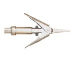 DOUBLE BARB ROCK POINT, NICKEL PLATED, 6 mm *EXCISE TAX*