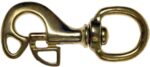 GEAR CLIP - SWIVEL - LARGE - BRASS