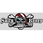 SKULL WITH KNIFE & DIVE FLAG BANDANA - 3'' X 7.8'' SALTY BONES ST
