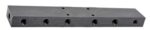 MANIFOLD BLOCK - FOUR FILLER AND GAUGE - 7-PORT TOTAL