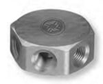 MANIFOLD - STAINLESS STEEL - 6 PORT 1/4'' NPT RATED TO 6000PSI