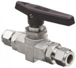 1/4 TURN ON/OFF BALL VALVE - 1/4'' NPT FEMALE TO MALE - STAINLESS