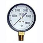 0-5000 PSI NON LIQUID FILLED STEEL GAUGE WITH 1/4