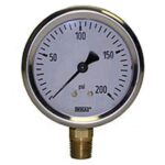 0-200 PSI LIQUID FILLED STAINLESS STEEL GAUGE - 2.5