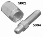 AIR NIPPLE - CGA347 STAINLESS STEEL - 5500PSI - 3'' x 1/4'' MNPT
