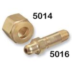 OXYGEN NUT - CGA 540 - BRASS - 3000 PSI