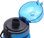 H2O FROSTED BOTTLE [600 ml] - BLUE OCTOPUS