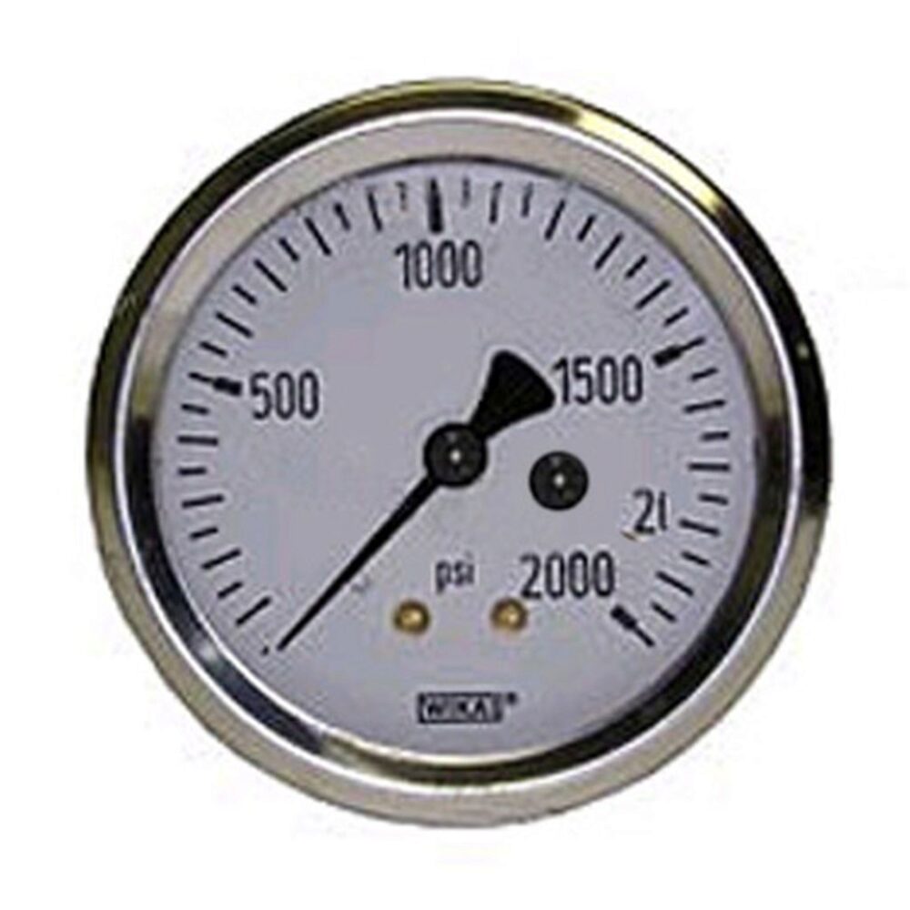0-2000 PSI LIQUID FILLED STAINLESS STEEL GAUGE, 2.5" FACE WITH 1/ 0-2000 PSI LIQUID FILLED STAINLESS STEEL GAUGE, 2.5" FACE WITH 1/