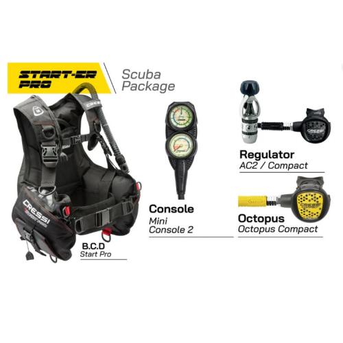Cressi Start-Er Pro Package [2XS]