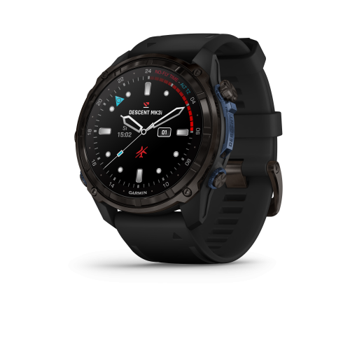 Descent Mk3i  51 mm, Carbon Gray DLC Titanium with Black Silicone