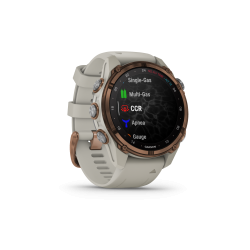 Descent Mk3i  43 mm, Bronze PVD Titanium with French Gray Silicon