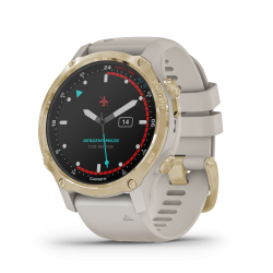 Descent Mk2s, Light Gold with Light Silicone Band