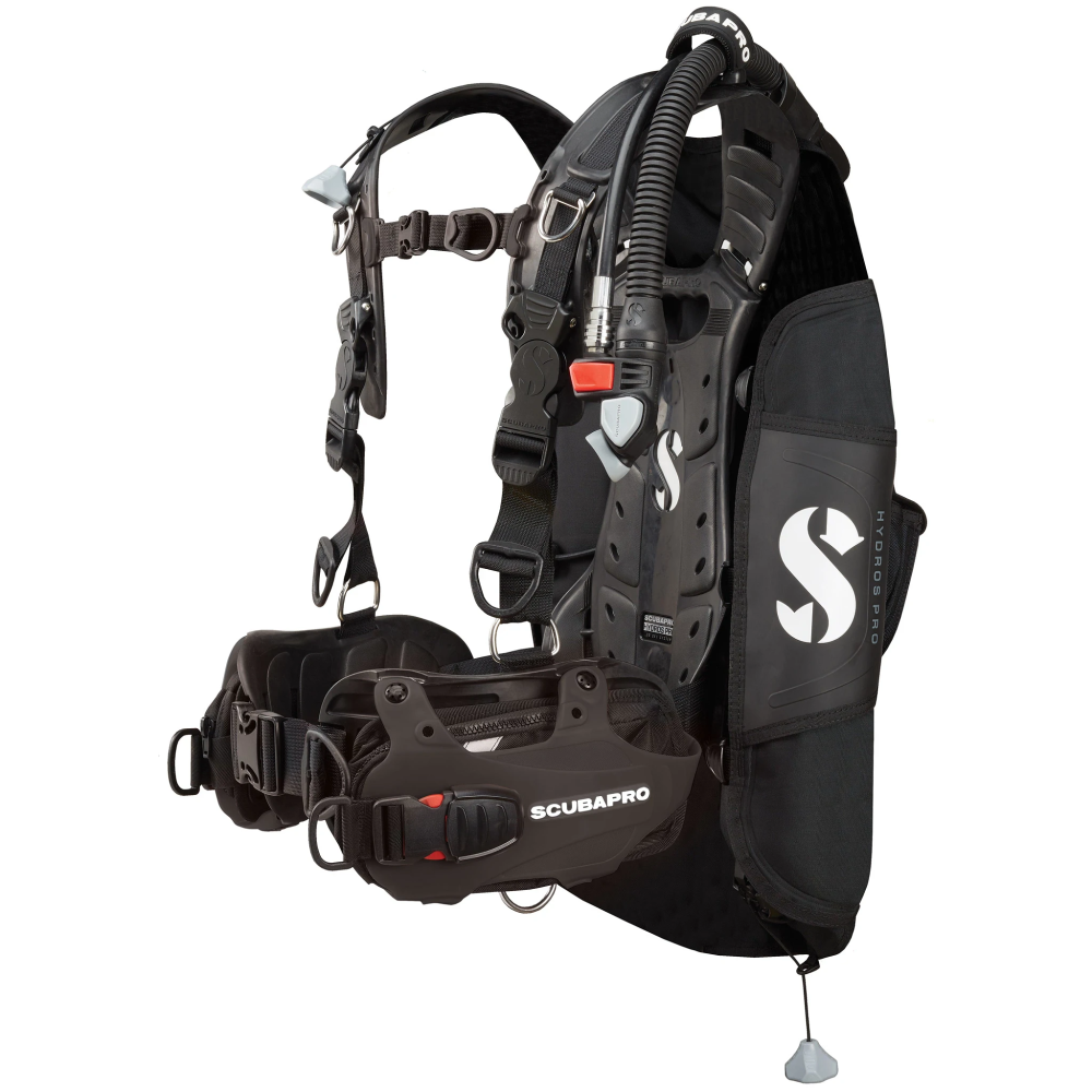 Scubapro Hydros Pro w/Balanced Inflator Mens - Black Scubapro Hydros Pro w/Balanced Inflator Mens - Black