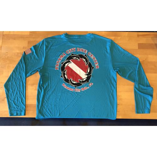 PCDC Logo Rashguard - Atomic Blue