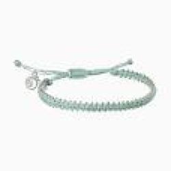 Beyond the Sea Braded Bracelet Light Green