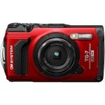 OM System Tough TG-7 Waterproof Camera - Red Camera
