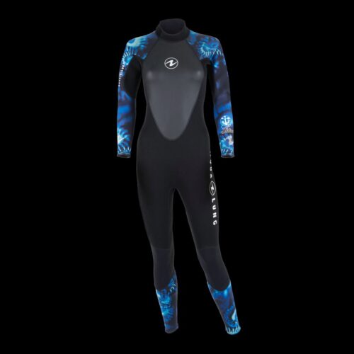 HYDROFLEX FS WMN 3MM, BLU-CAMO, XS