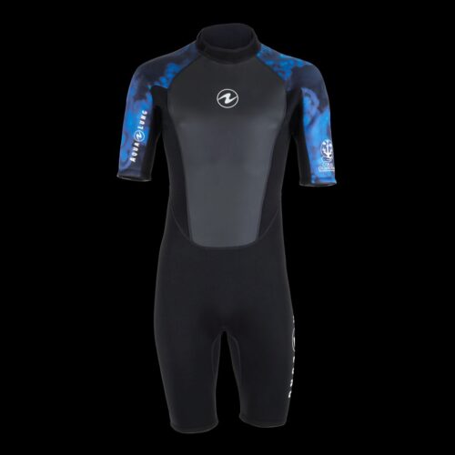 HYDROFLEX SHORTY MN 3MM, BLU-CAMO,2XL