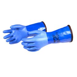 Gloves w/Liner, Blue - M