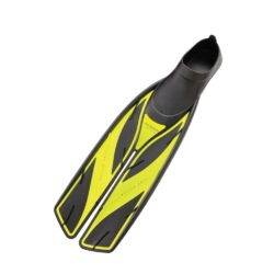 Full Foot Fin, Yellow, Size 10.5-11.5