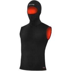 7/3mm Ultrawarmth Hooded Vest Mens, Black - ML