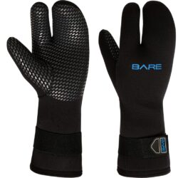 7mm Mitt, Black - L