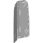 Stainless Steel (w/ bolts and straps)