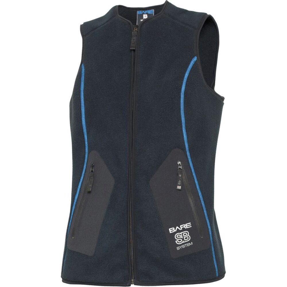SB SYSTEM Mid Layer Vest, Womens, Black - S SB SYSTEM Mid Layer Vest, Womens, Black - S