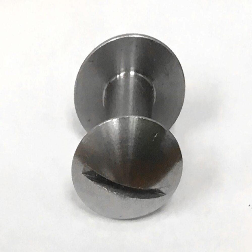 Two piece stainless steel screw fastener Two piece stainless steel screw fastener